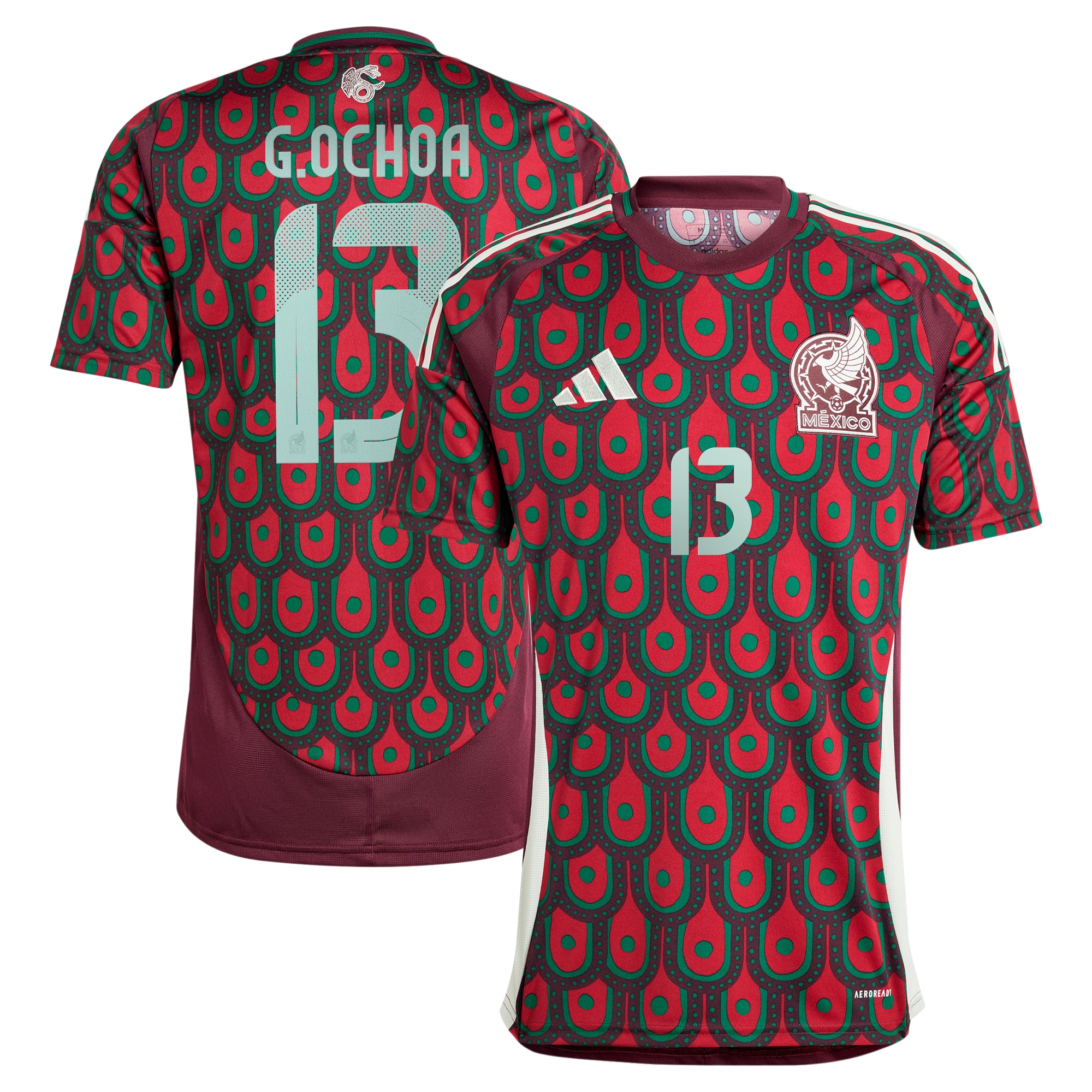 Explore guillermo ochoa mexico national team adidas 2024 home replica player jersey – burgundy – England World Cup Kits and Jerseys