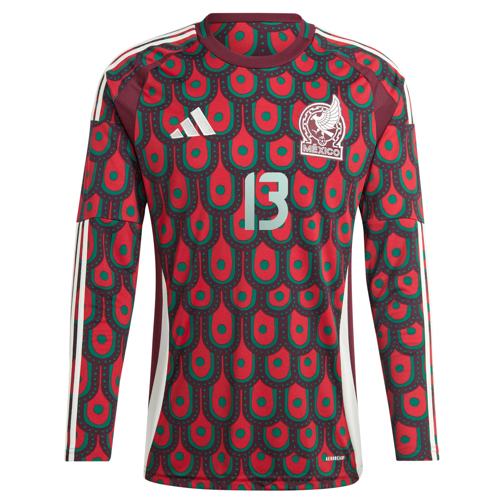 Explore guillermo ochoa mexico national team adidas 2024 home replica player long sleeve jersey – burgundy – England World Cup Kits and Jerseys