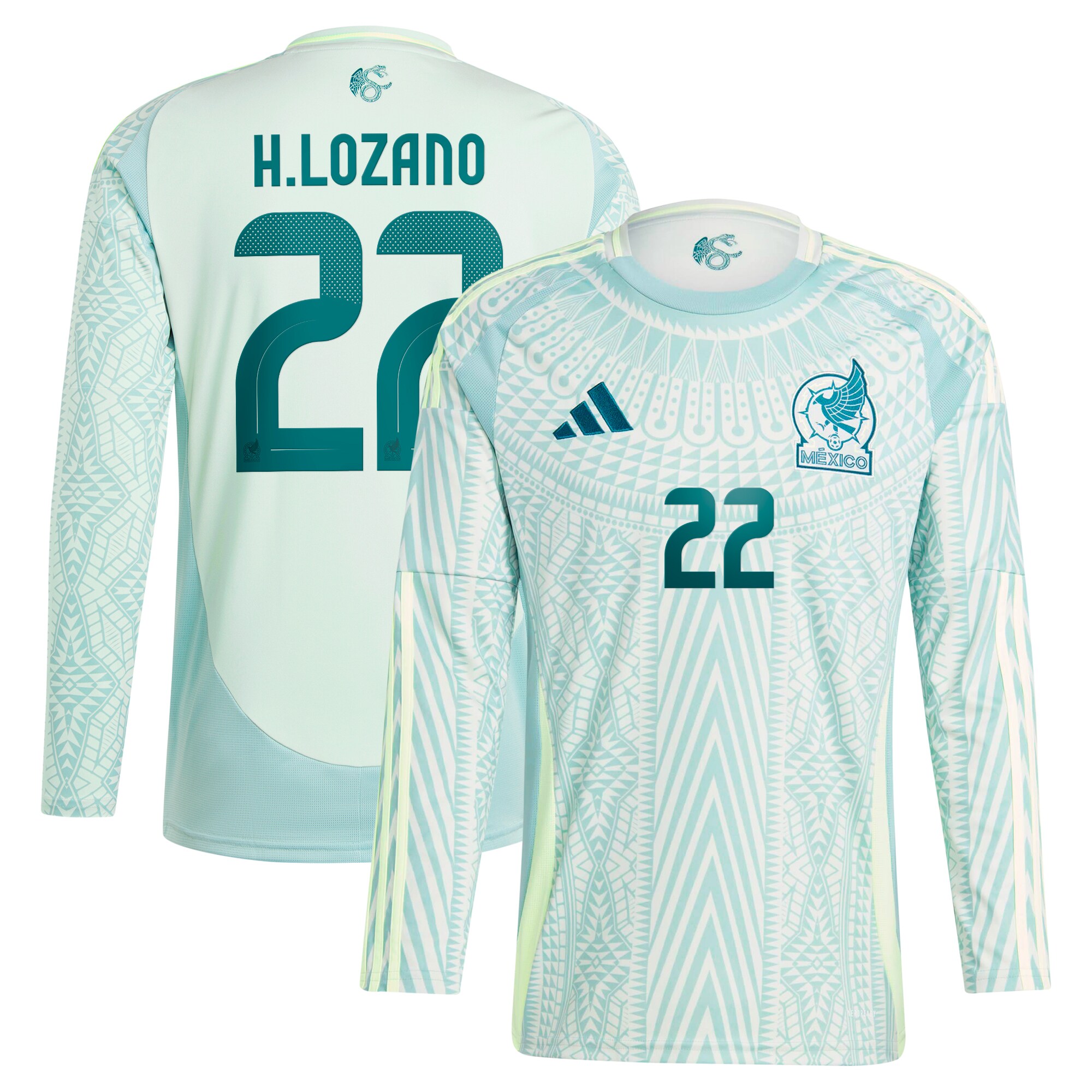Explore hirving lozano mexico national team adidas 2024 away replica player long sleeve jersey – green – England World Cup Kits and Jerseys