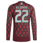 Explore hirving lozano mexico national team adidas 2024 home replica player long sleeve jersey – burgundy – England World Cup Kits and Jerseys