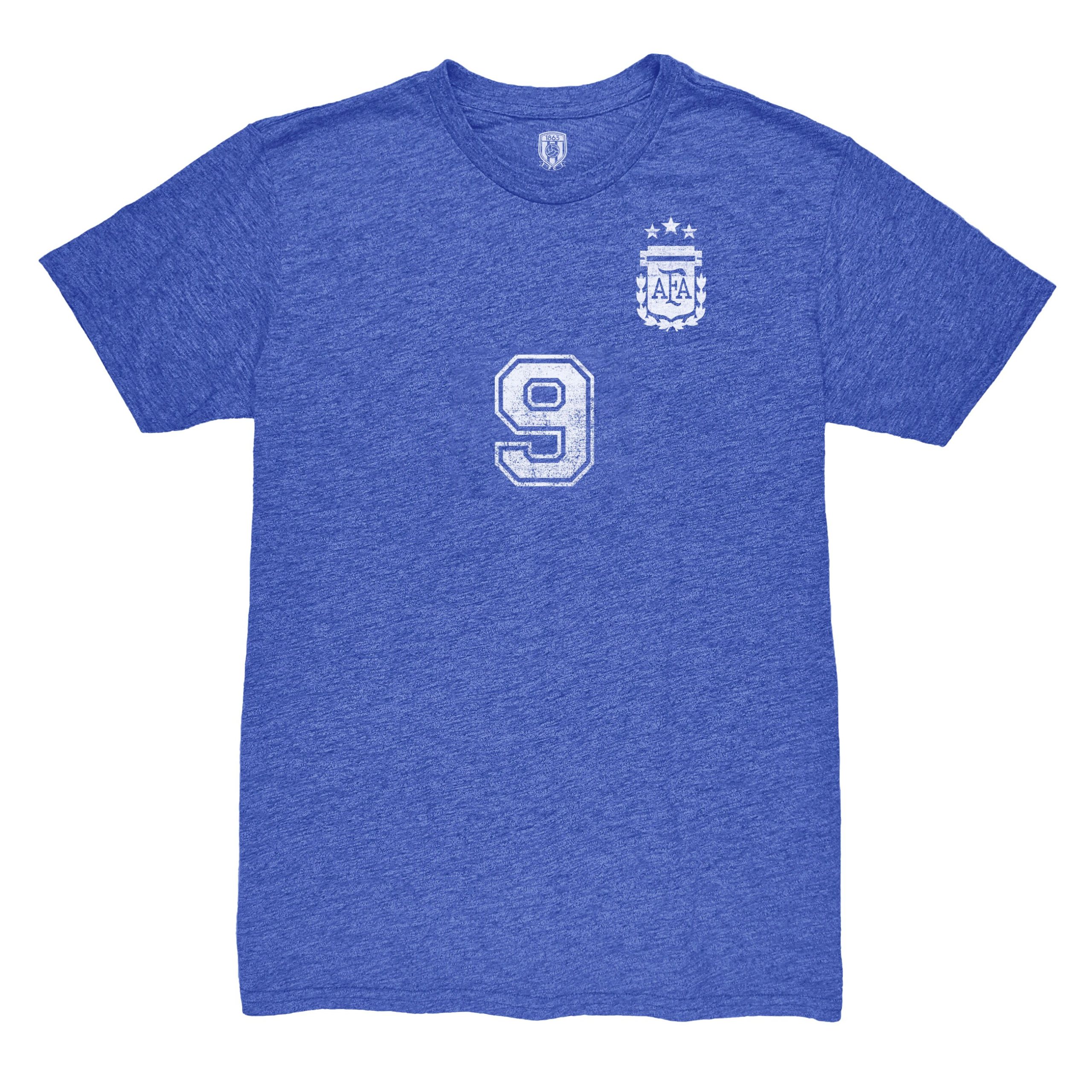 Explore julián Álvarez argentina national team 1863fc retro name amp number tri-blend t-shirt – blue – England World Cup Kits and Jerseys
