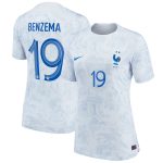 Explore karim benzema france national team nike women8217s 202223 away breathe stadium replica player jersey – white – England World Cup Kits and Jerseys