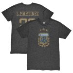 Explore lautaro martinez argentina national team 1863fc retro player tri-blend t-shirt – black – England World Cup Kits and Jerseys