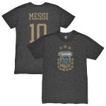 Explore lionel messi argentina national team 1863fc player retro tri-blend t-shirt – heather black – England World Cup Kits and Jerseys
