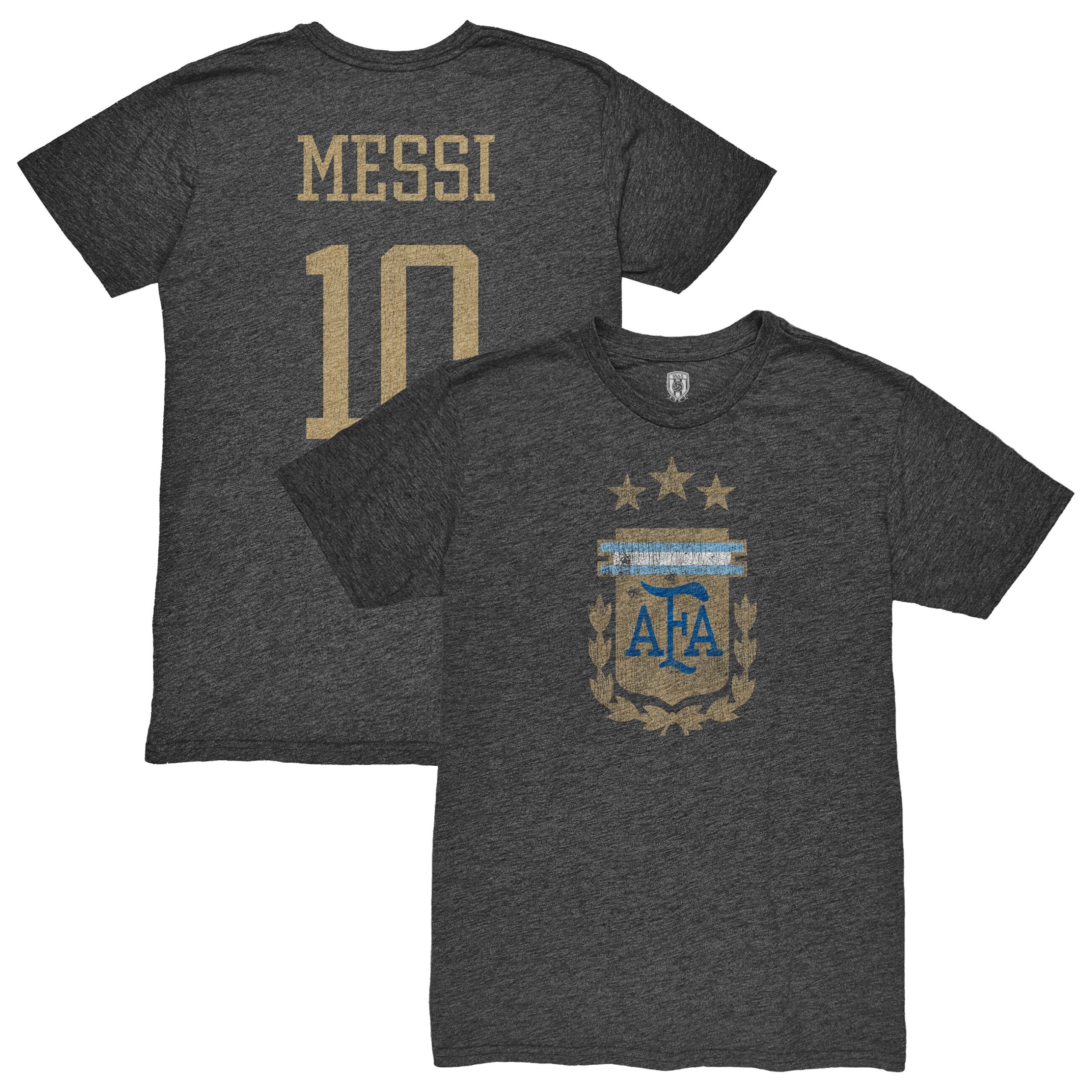 Explore lionel messi argentina national team 1863fc player retro tri-blend t-shirt – heather black – England World Cup Kits and Jerseys