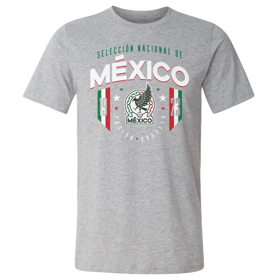 Explore mexico national team 500 level 1923 t-shirt – heather gray – England World Cup Kits and Jerseys