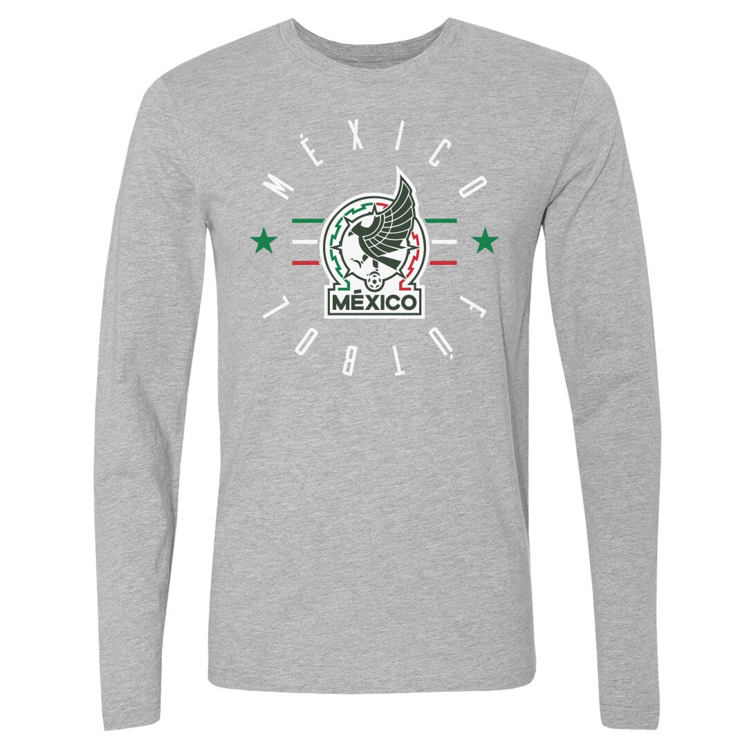 Explore mexico national team 500 level futbol long sleeve t-shirt – heather gray – England World Cup Kits and Jerseys