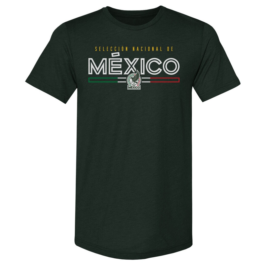 Explore mexico national team 500 level inline premium tri-blend t-shirt – forest green – England World Cup Kits and Jerseys