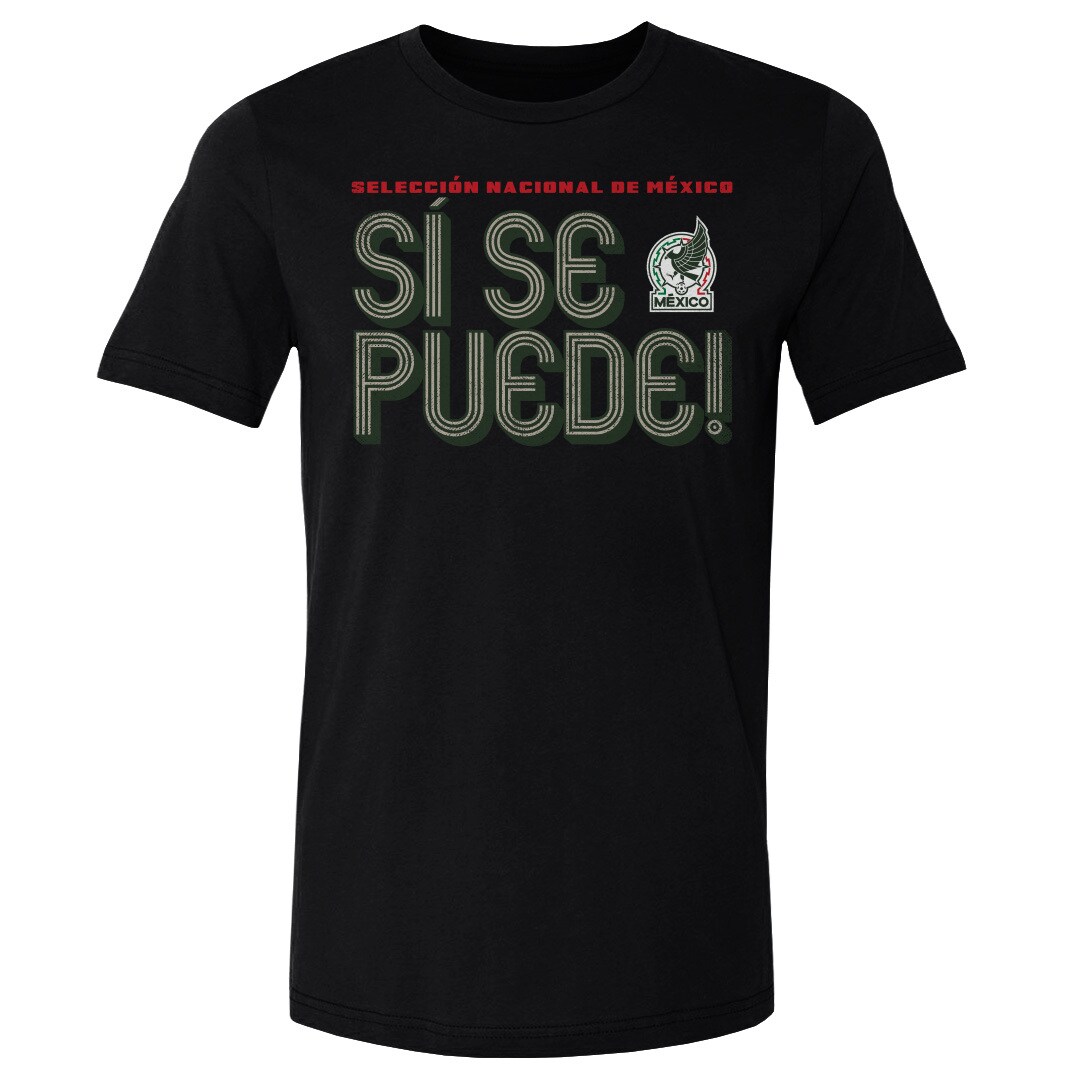Explore mexico national team 500 level si se puede inline bold t-shirt – black – England World Cup Kits and Jerseys