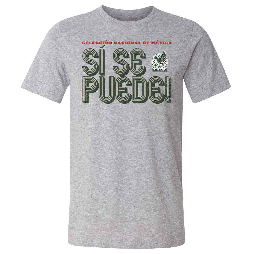 Explore mexico national team 500 level si se puede inline bold t-shirt – heather gray – England World Cup Kits and Jerseys