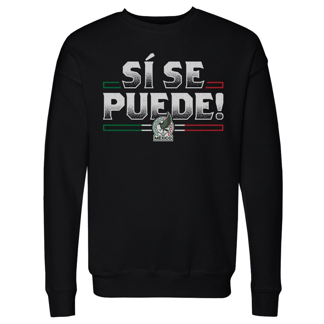 Explore mexico national team 500 level si se puede pullover sweatshirt – black – England World Cup Kits and Jerseys