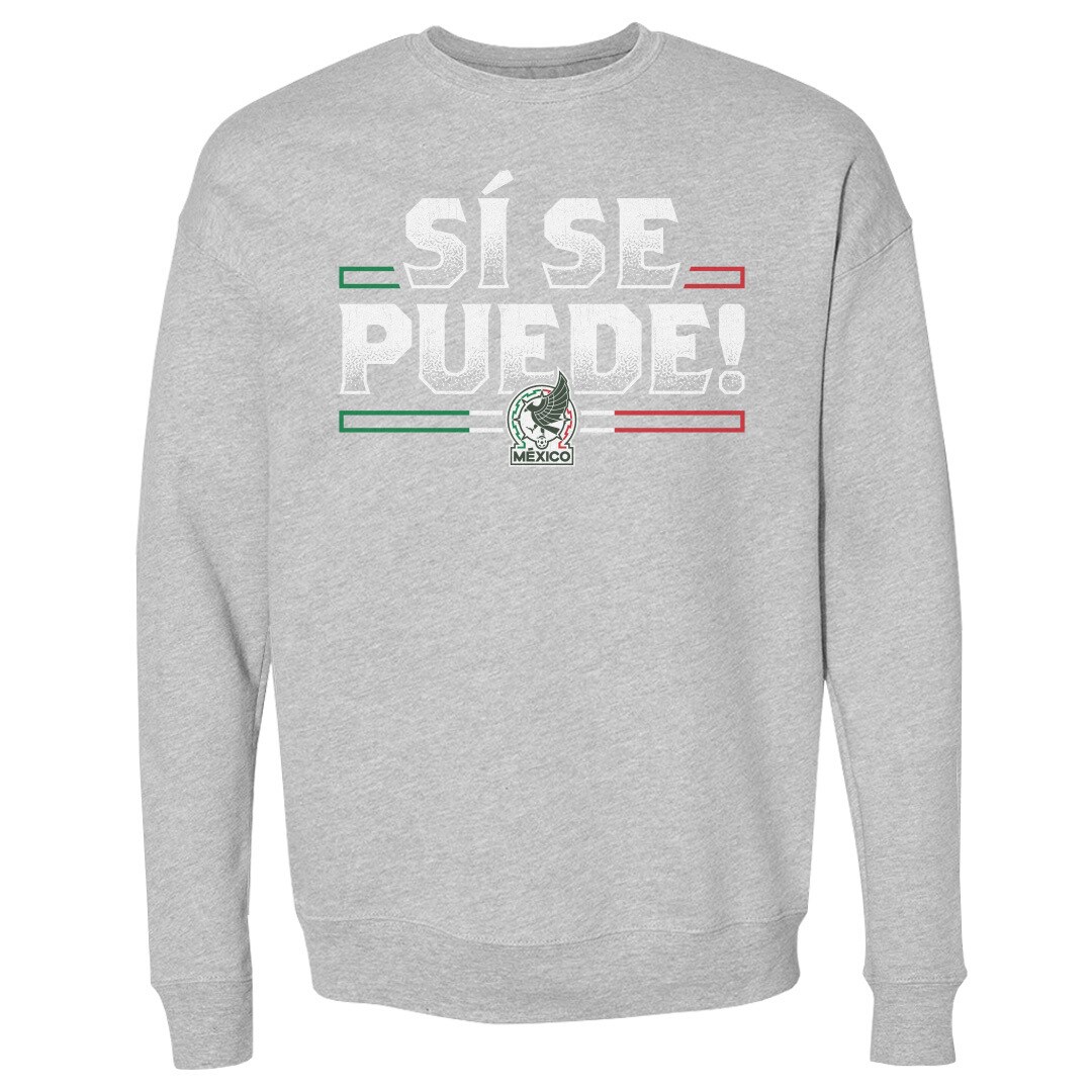 Explore mexico national team 500 level si se puede pullover sweatshirt – heather gray – England World Cup Kits and Jerseys