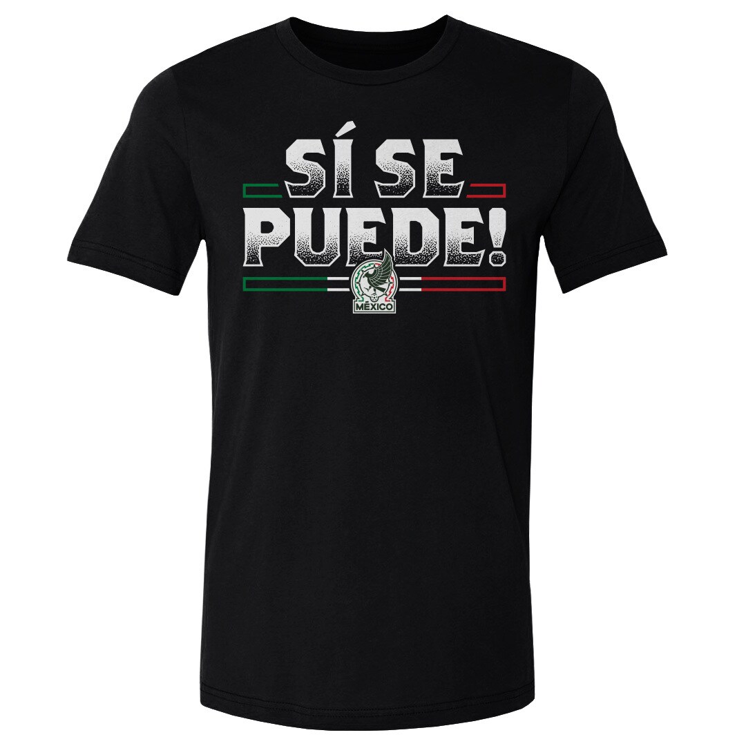 Explore mexico national team 500 level si se puede t-shirt – black – England World Cup Kits and Jerseys