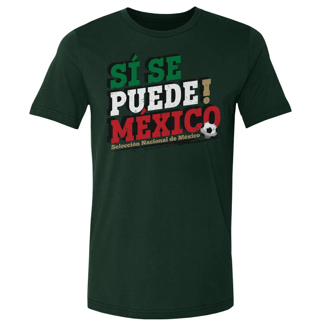 Explore mexico national team 500 level si se puede t-shirt – forest green – England World Cup Kits and Jerseys