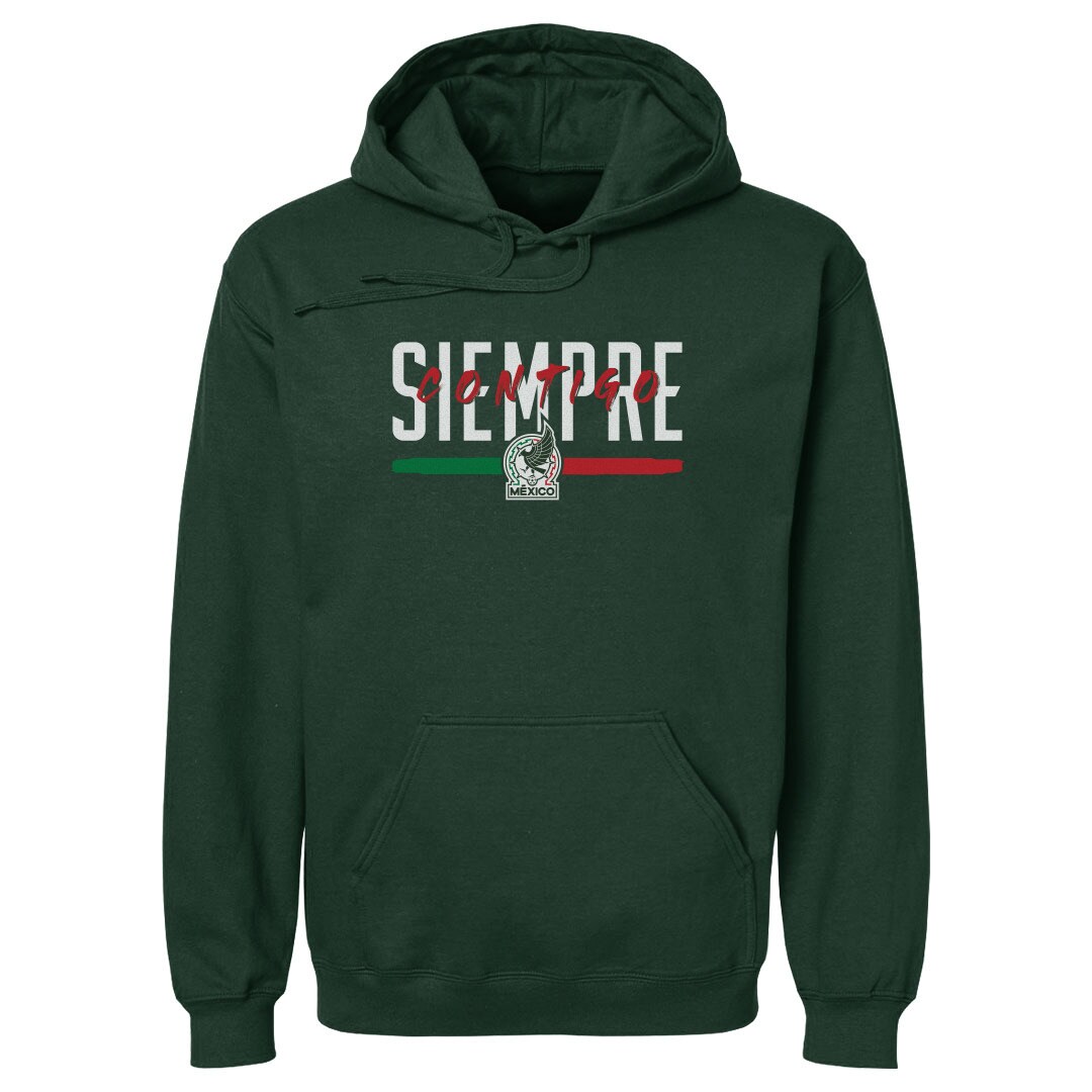 Explore mexico national team 500 level siempre contigo pullover hoodie – dark green – England World Cup Kits and Jerseys