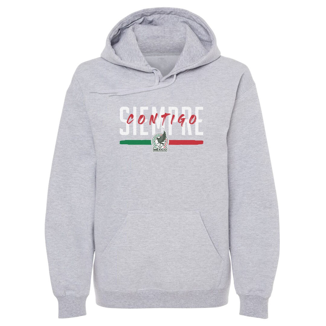 Explore mexico national team 500 level siempre contigo pullover hoodie – gray – England World Cup Kits and Jerseys