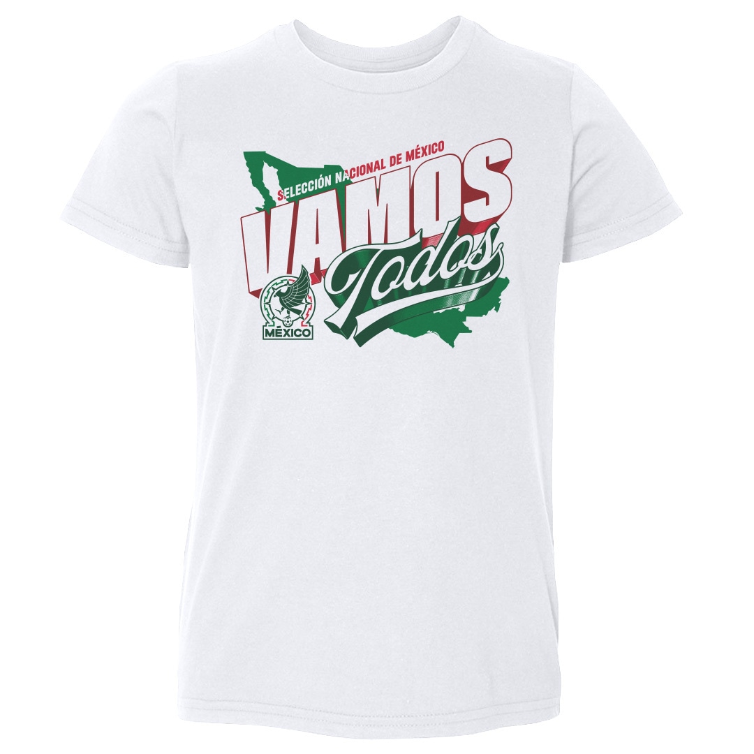 Explore mexico national team 500 level toddler vamos todos country t-shirt – white – England World Cup Kits and Jerseys