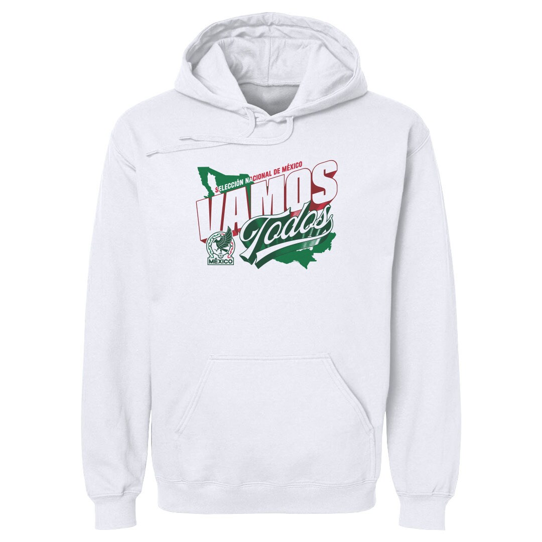 Explore mexico national team 500 level vamos todos country pullover hoodie – white – England World Cup Kits and Jerseys