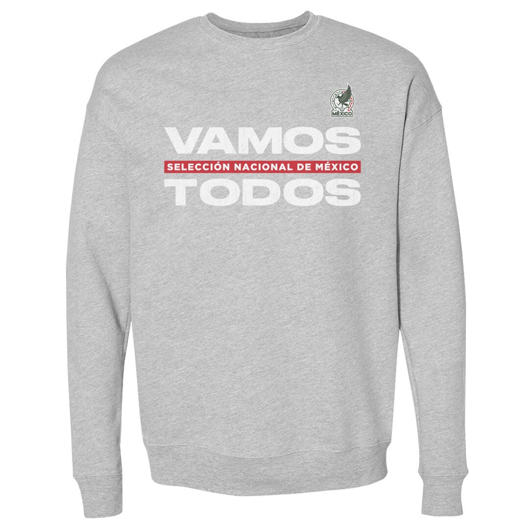 Explore mexico national team 500 level vamos todos crewneck sweatshirt – heather gray – England World Cup Kits and Jerseys