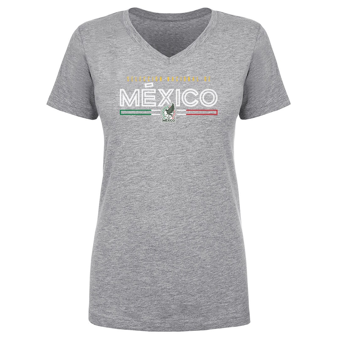 Explore mexico national team 500 level women8217s inline v-neck t-shirt – heather gray – England World Cup Kits and Jerseys