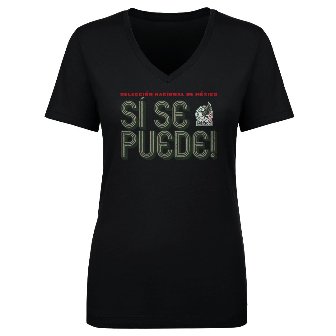 Explore mexico national team 500 level women8217s si se puede inline bold v-neck t-shirt – black – England World Cup Kits and Jerseys