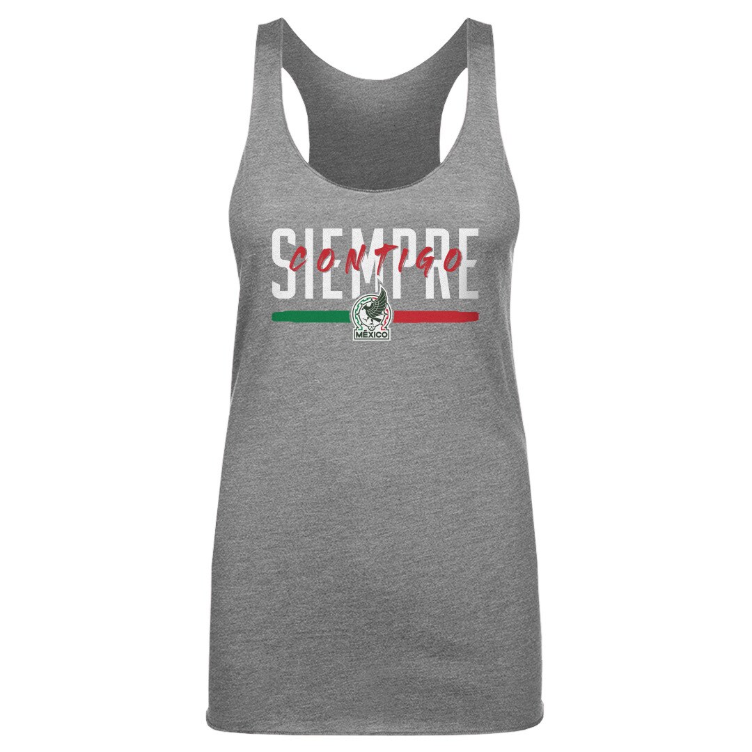Explore mexico national team 500 level women8217s siempre contigo tri-blend tank top – gray – England World Cup Kits and Jerseys