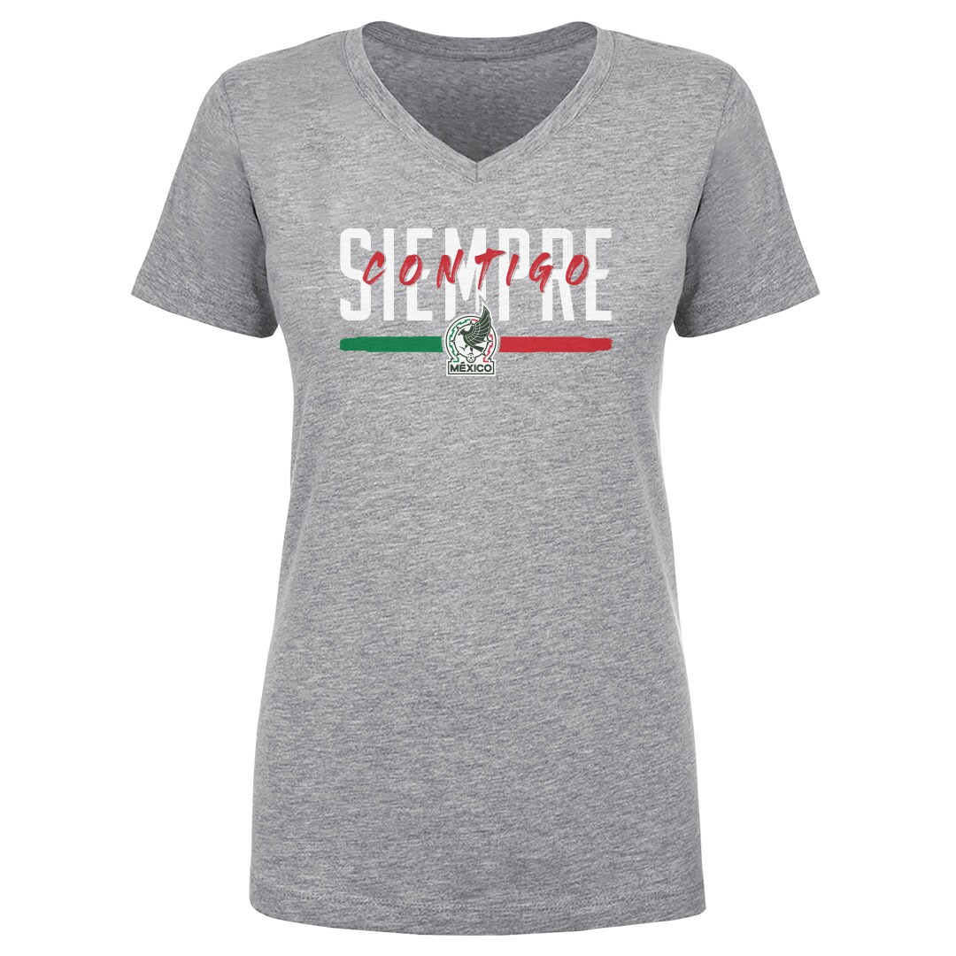 Explore mexico national team 500 level women8217s siempre contigo v-neck t-shirt – heather gray – England World Cup Kits and Jerseys