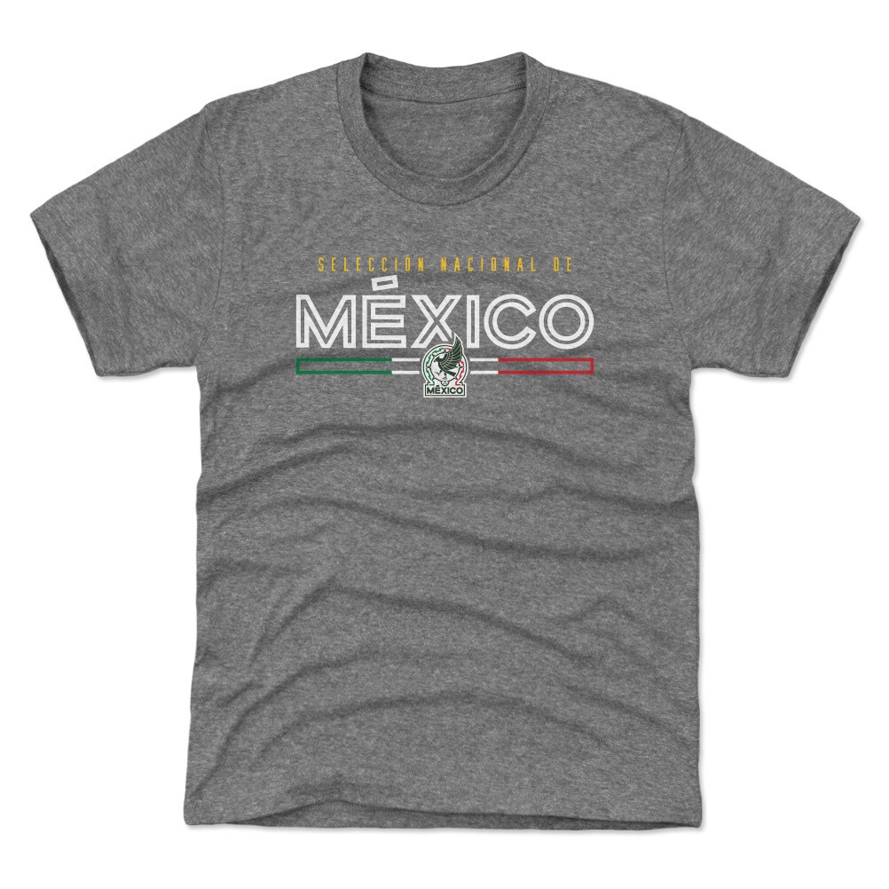 Explore mexico national team 500 level youth inline tri-blend t-shirt – gray – England World Cup Kits and Jerseys