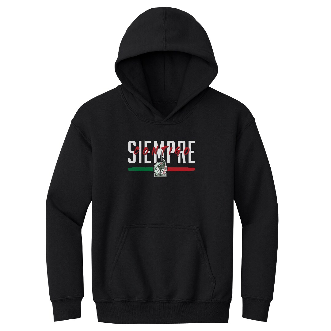 Explore mexico national team 500 level youth siempre contigo pullover hoodie – black – England World Cup Kits and Jerseys
