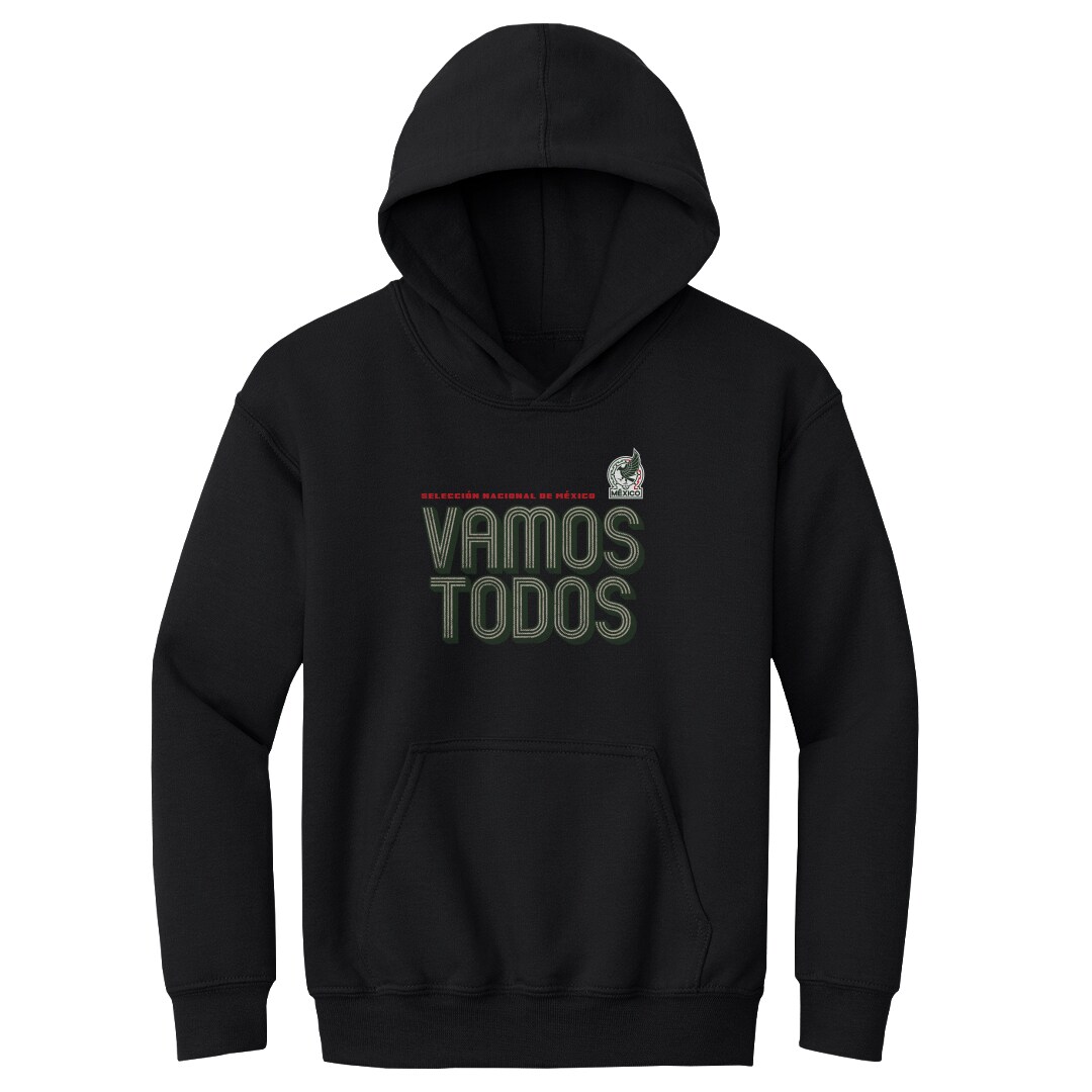 Explore mexico national team 500 level youth vamos todos inline bold pullover hoodie – black – England World Cup Kits and Jerseys