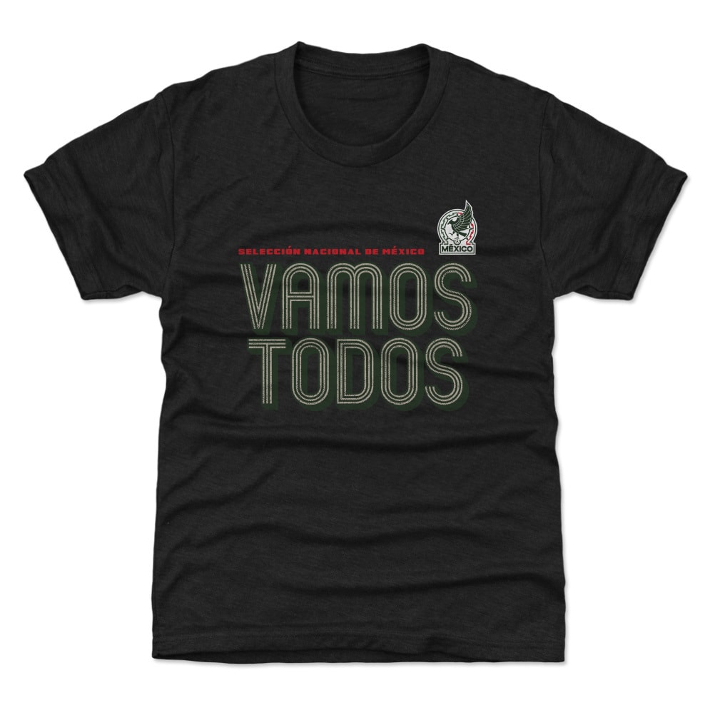 Explore mexico national team 500 level youth vamos todos inline bold t-shirt – black – England World Cup Kits and Jerseys