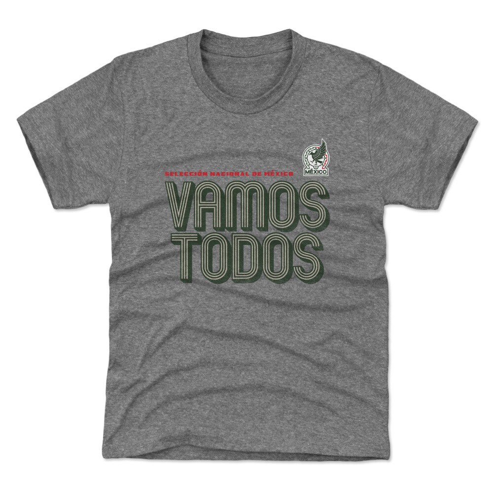 Explore mexico national team 500 level youth vamos todos inline bold t-shirt – gray – England World Cup Kits and Jerseys