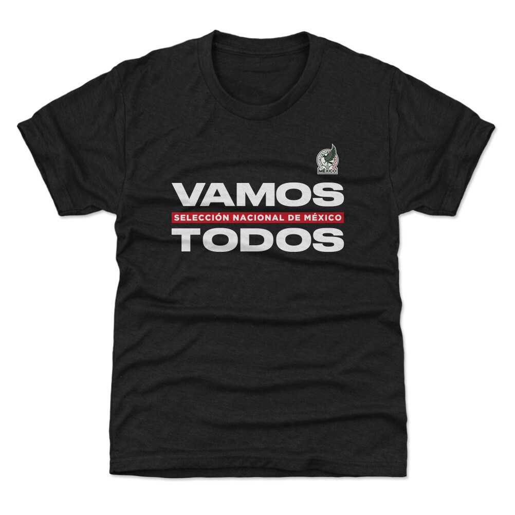 Explore mexico national team 500 level youth vamos todos t-shirt – black – England World Cup Kits and Jerseys