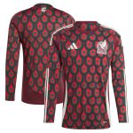 Explore mexico national team adidas 2024 home replica long sleeve jersey – burgundy – England World Cup Kits and Jerseys
