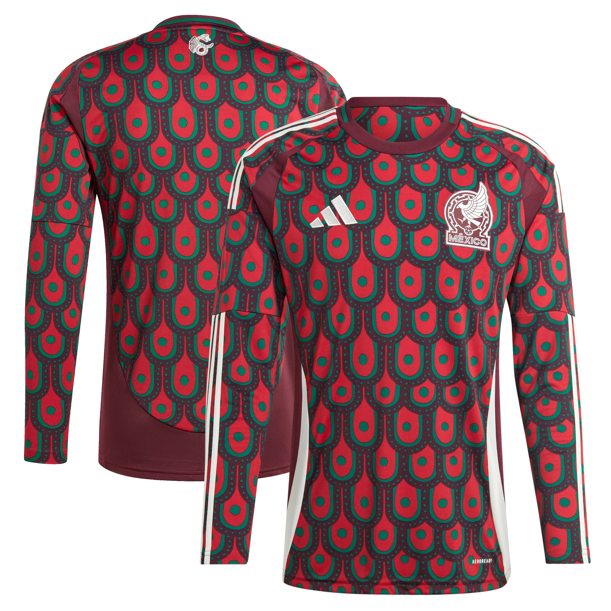 Explore mexico national team adidas 2024 home replica long sleeve jersey – burgundy – England World Cup Kits and Jerseys