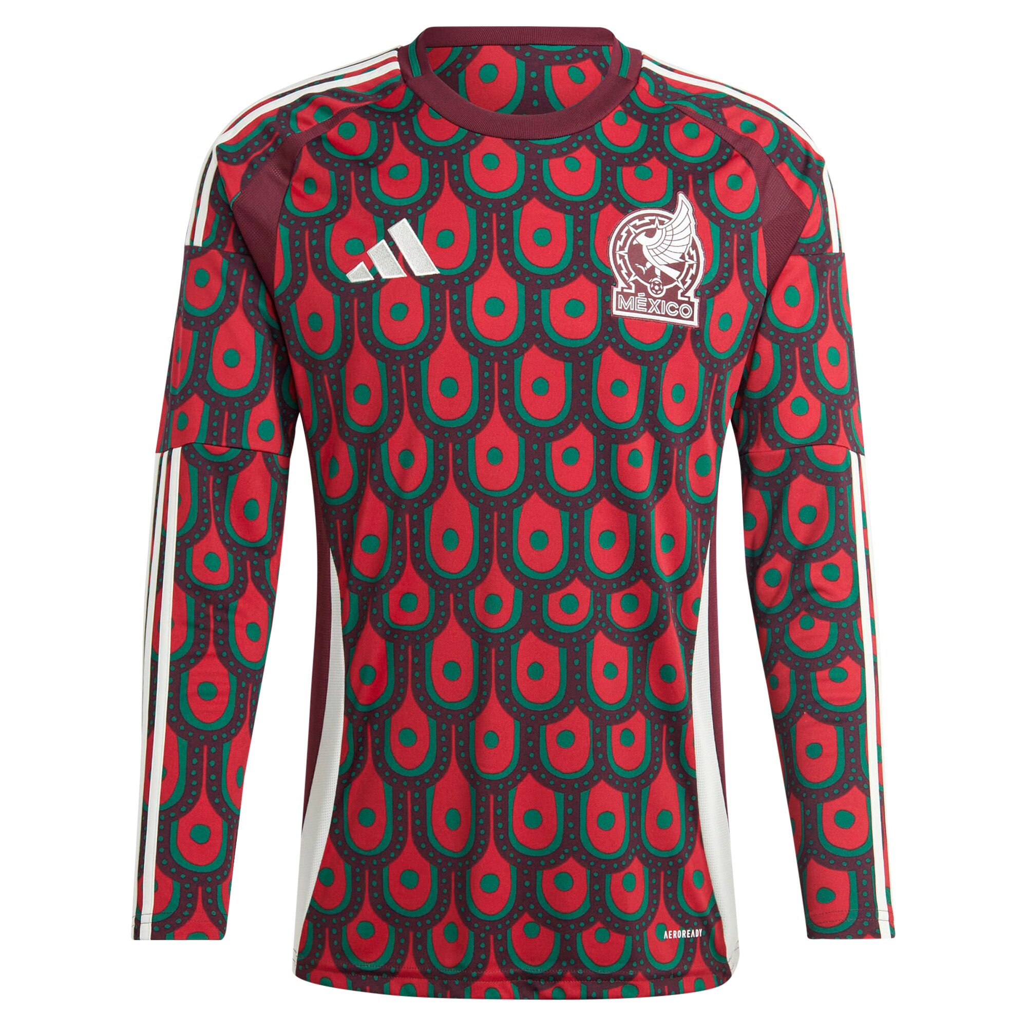 Explore mexico national team adidas 2024 home replica long sleeve jersey – burgundy – England World Cup Kits and Jerseys