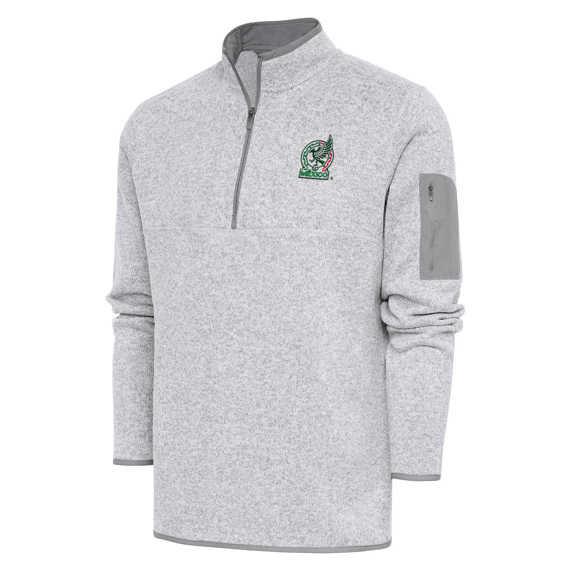 Explore mexico national team antigua elevate quarter-zip pullover – heather gray – England World Cup Kits and Jerseys