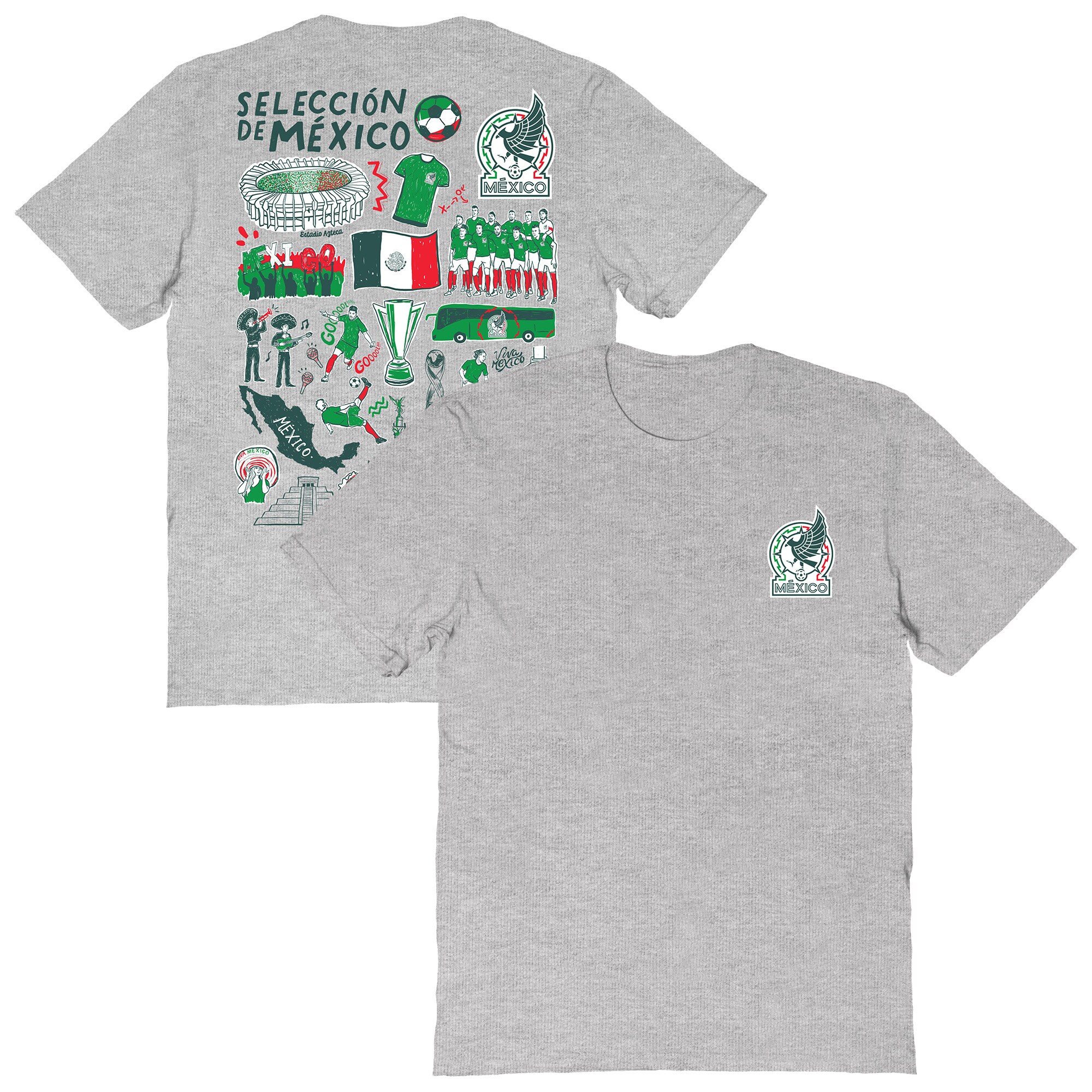 Explore mexico national team vive la fete women8217s impressions artwork t-shirt – heather gray – England World Cup Kits and Jerseys