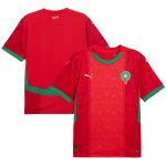 Explore morocco national team puma 2025 home replica jersey – red – England World Cup Kits and Jerseys