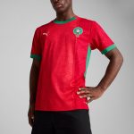 Explore morocco national team puma 2025 home replica jersey – red – England World Cup Kits and Jerseys