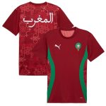Explore morocco national team puma 2025 pre-match jersey – red – England World Cup Kits and Jerseys