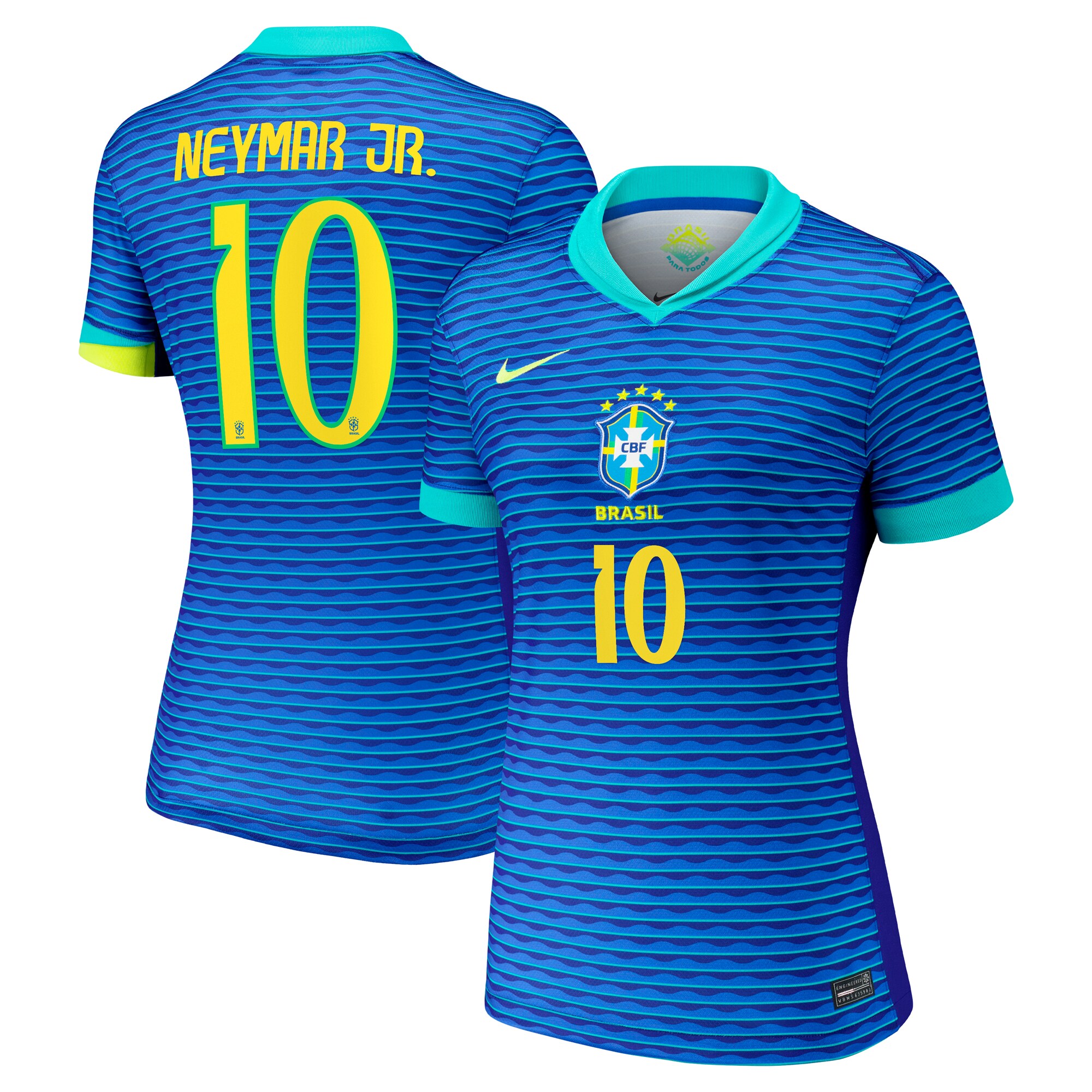 Explore neymar jr. brazil national team nike women8217s 2024 away stadium replica player jersey – blue – England World Cup Kits and Jerseys