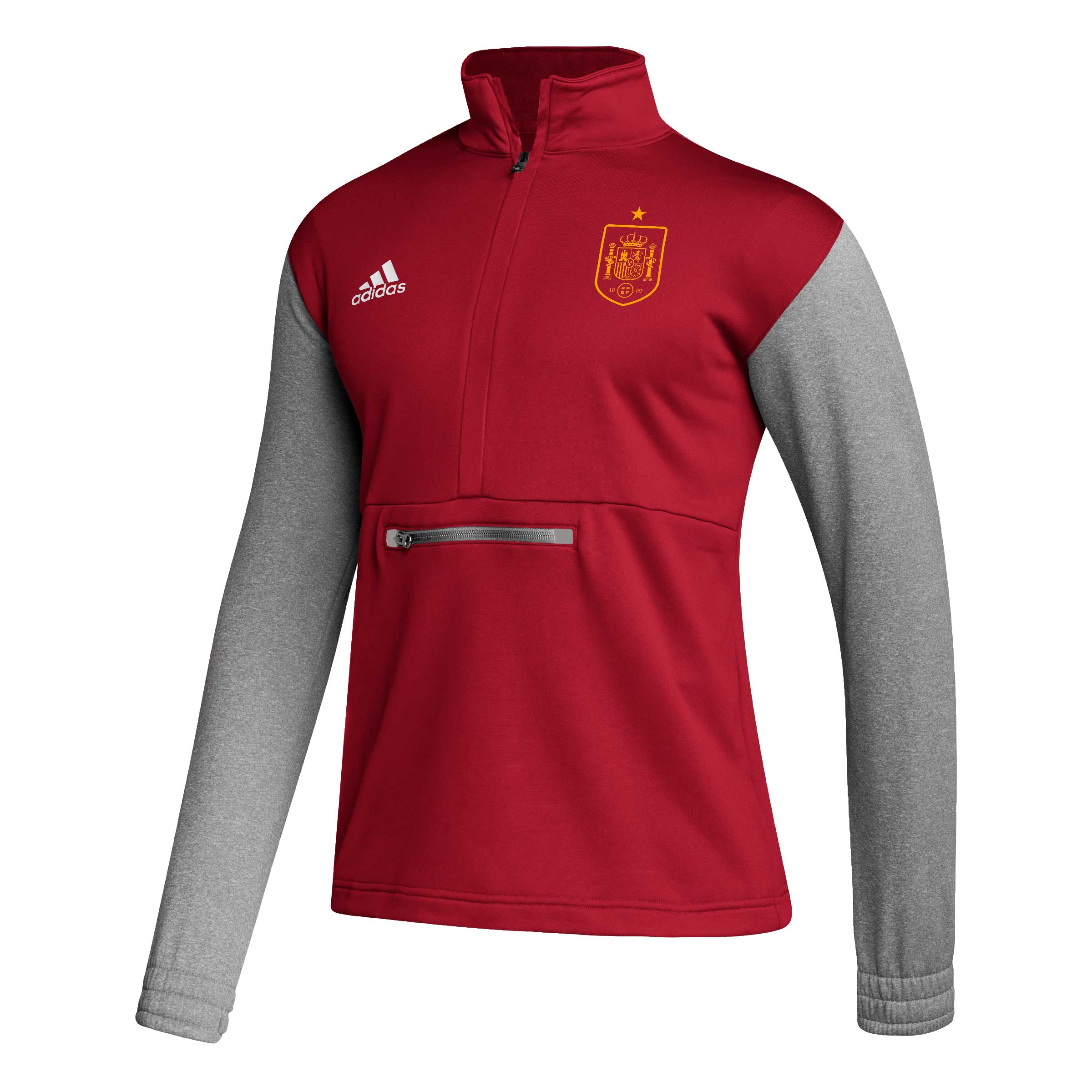 Explore spain national team adidas crest long sleeve half-zip top – red – England World Cup Kits and Jerseys
