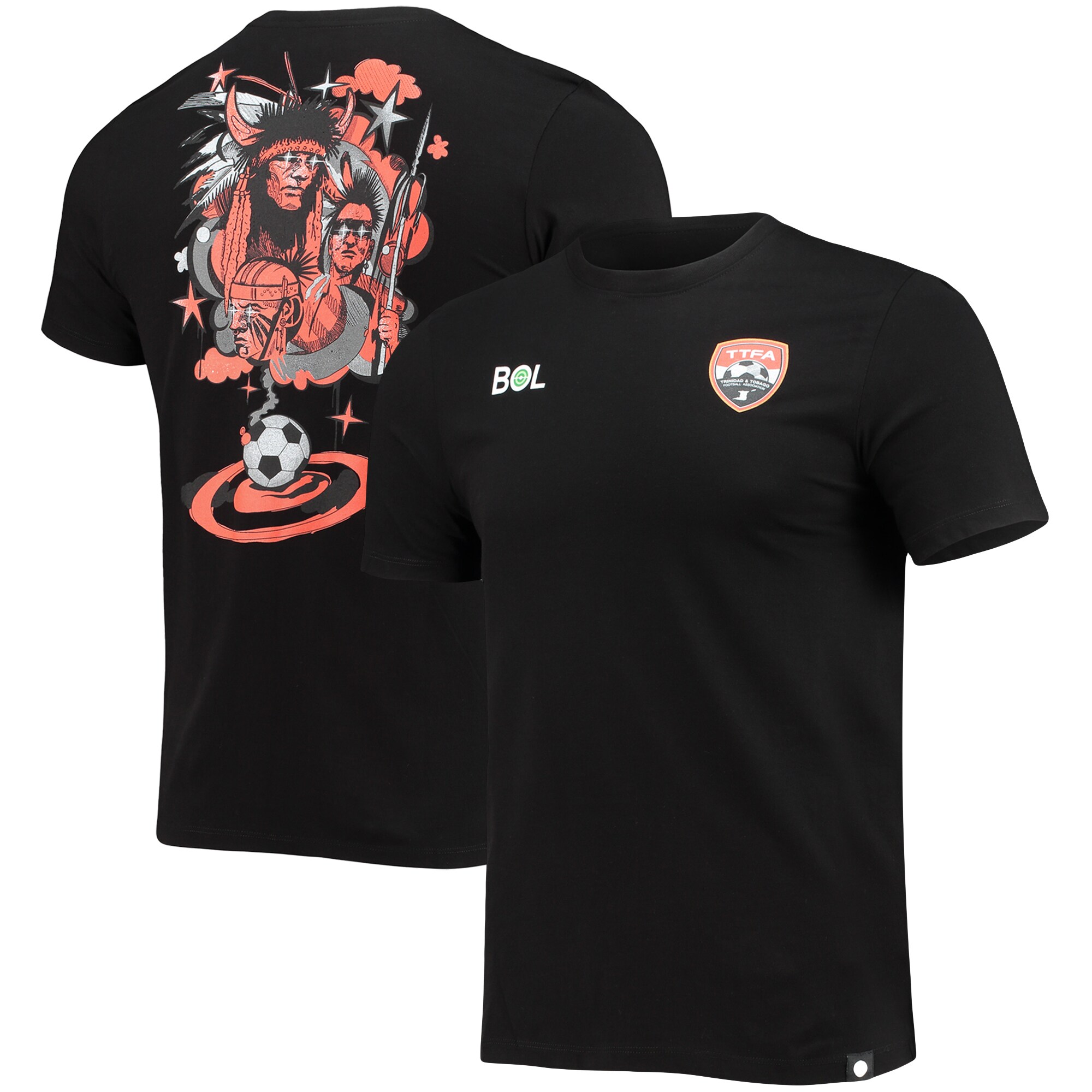 Explore trinidad and tobago national team warrior star t-shirt – black – England World Cup Kits and Jerseys